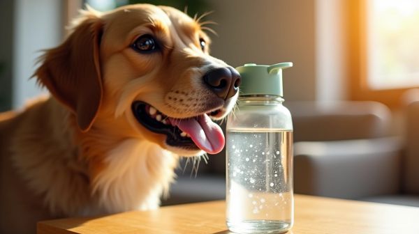 Optimisez l'hydratation de votre chien avec une gourde pratique